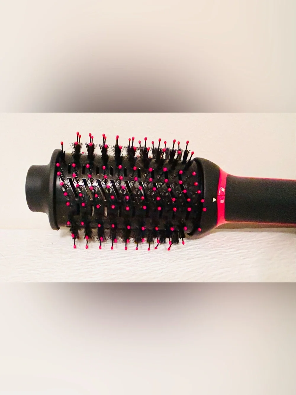 Revlon One-Step Volumizer Hair Dryer & Hot Air Brush-Black & Red, Like New!